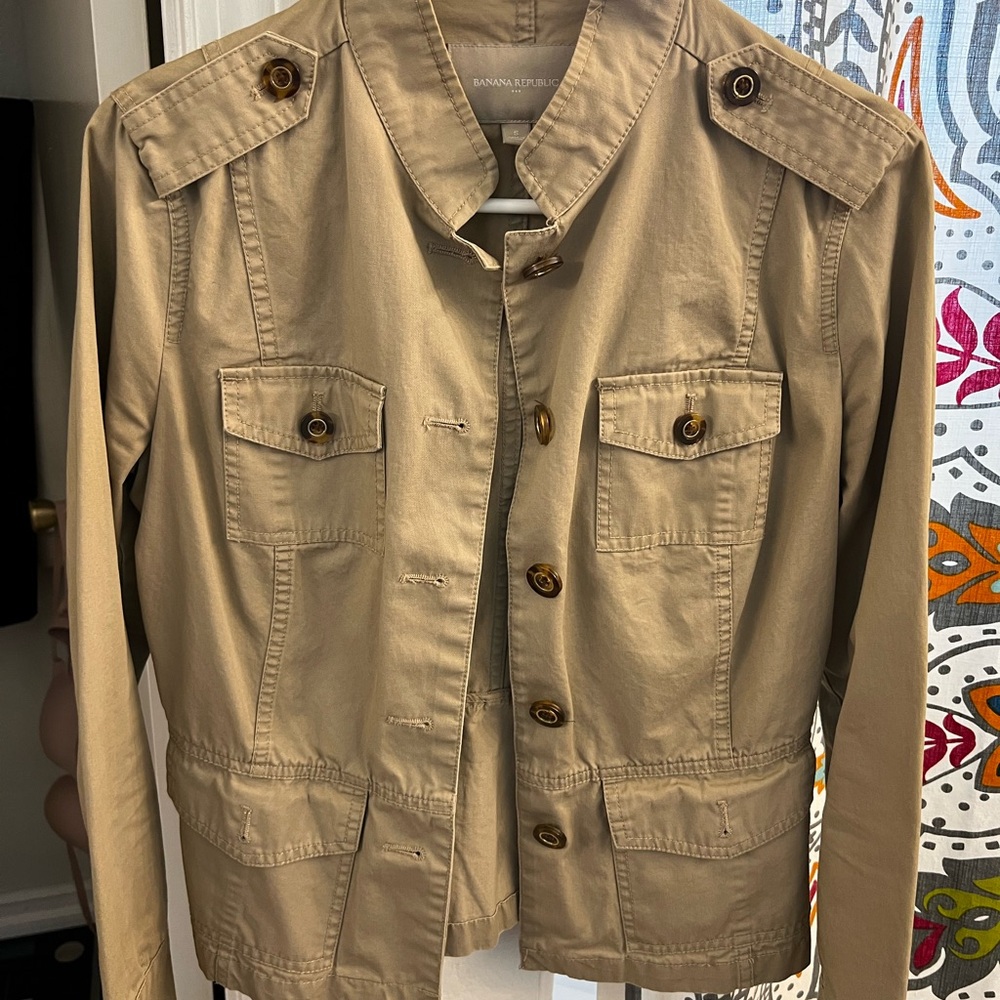 Banana Republic Khaki Utility Jacket